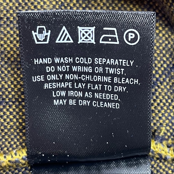 Anthropologie Charlie & Robin Blue & Gold Tile Print Knit Skirt Size 4 - Picture 10 of 13